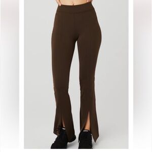 ALO Yoga Brown Flared 7/8 Leggings